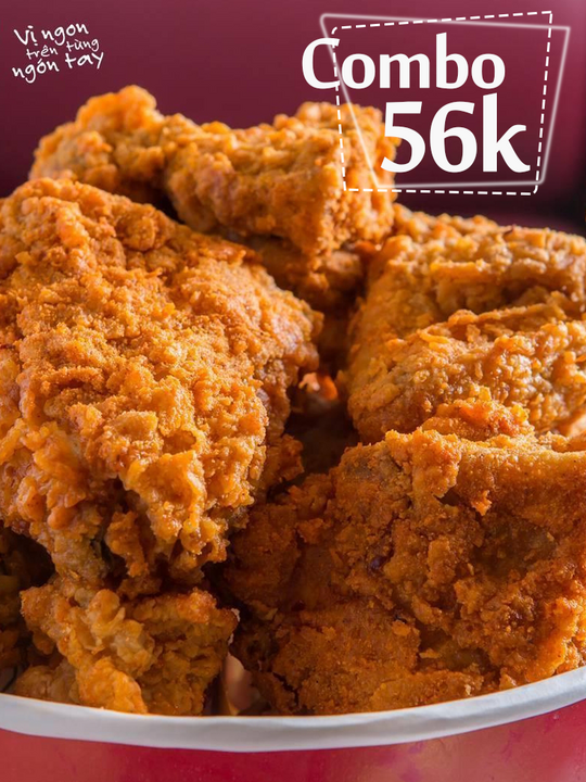 KFC combo gà sốt bbq Hàn Quốc chỉ từ 56k