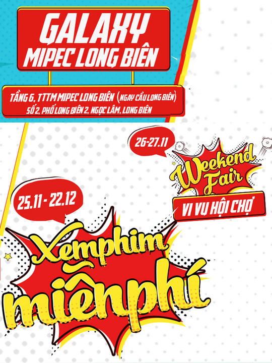 Galaxy Cinema xem phim miễn phí tại Hà Nội