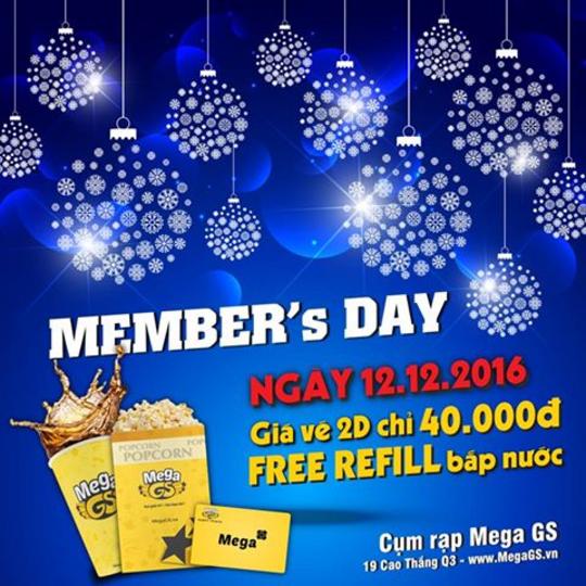 Mega GS Cinemas xem phim chỉ 40k và refill bắp nước