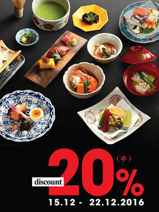 Sushi Hokkaido Sachi giảm 20% khi đặt bàn trước