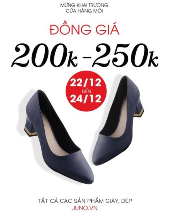 Juno khai trương cửa hàng - Đồng giá chỉ 200k