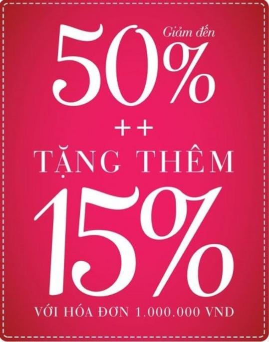 NOWZONE Fashion Mall giảm đến 50% tất cả sản phẩm ở SONKIM