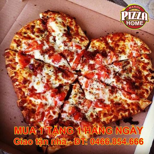 Pizza Home mua 1 bánh tặng 1 pizza cùng cỡ