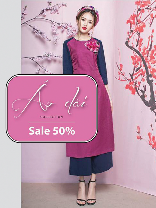 NEM Fashion giảm 50% toàn bộ áo dài