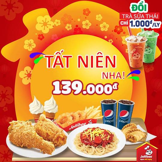 JolliBee combo chỉ 139k - Ăn thỏa thích