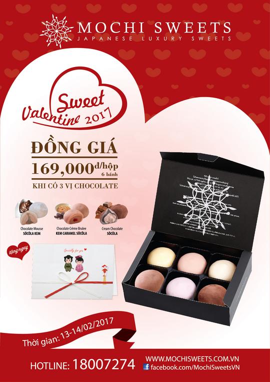 Mochi Sweets đồng giá 169k cho hộp 6 bánh