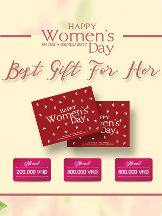 Vascara quà tặng Gift Card trị giá đến 500k