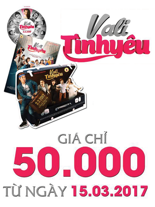 Lotte Cinema vé xem phim Vali Tình Yêu chỉ 50K