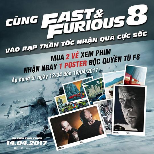 CGV mua 2 vé xem phim tặng 1 poster