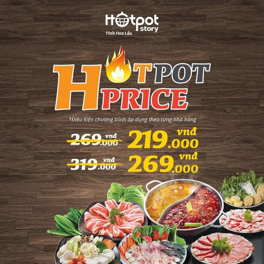 Hotpot Story buffet lẩu giá từ 269K