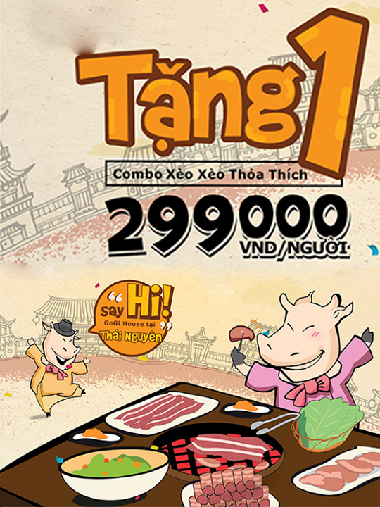 Gogi House mừng khai trương với hàng loạt ưu đãi