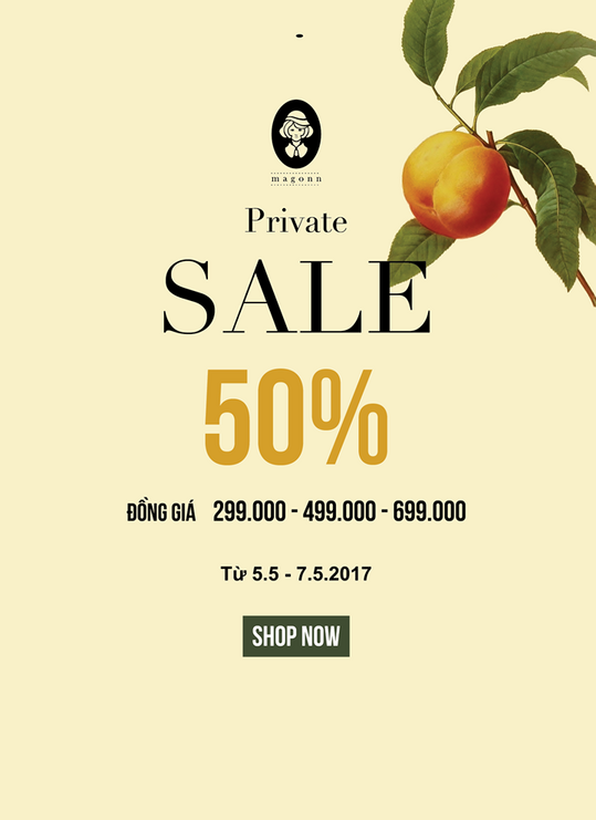 Magonn Design giảm 50% và đồng giá từ 299k
