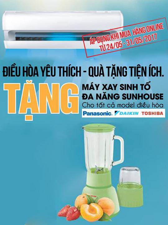 Điện máy Pico mua điều hòa tặng máy xay sinh tố