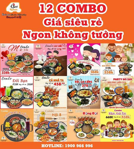Chick Kebabs giảm 20% trên tổng bill