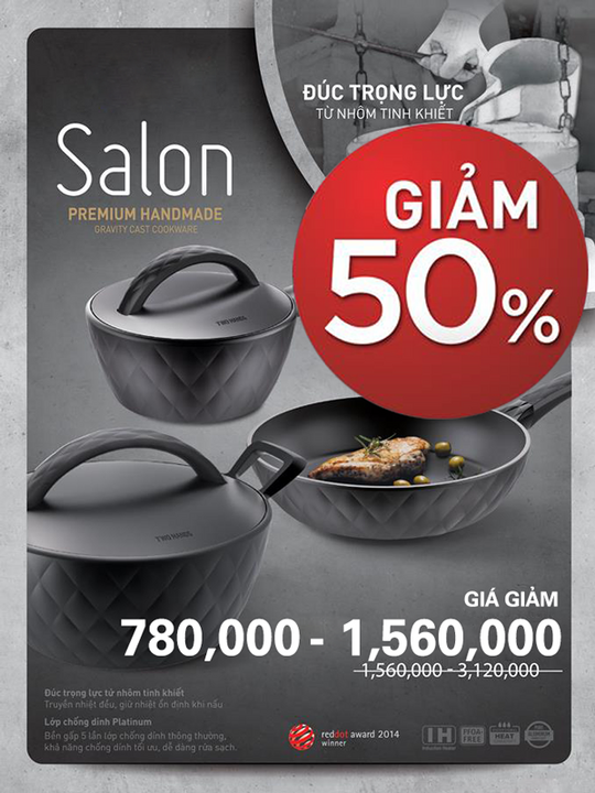 LOCK&LOCK giảm 50% nồi, chảo của Salon Two Hands 