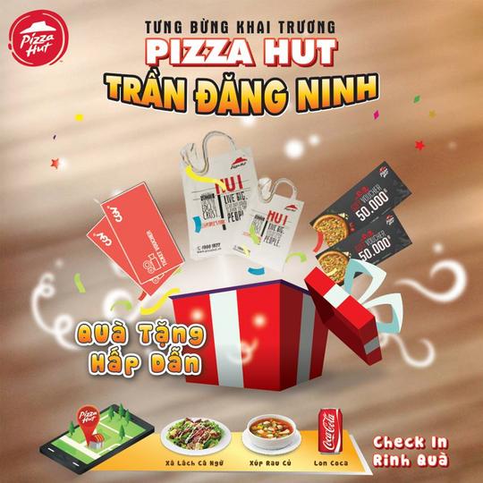 Pizza Hut mừng khai trương với nhiều ưu đãi và quà t