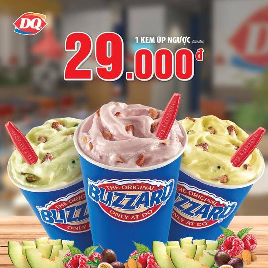 Dairy Queen kem úp ngược giá chỉ 29K