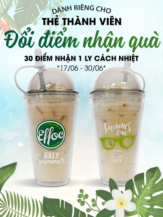 Effoc đổi điểm nhận quà cho thẻ thành viên