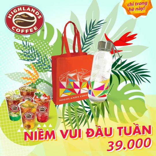 Highlands Coffee trà hè giá chỉ 39K