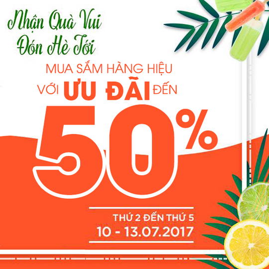 Parkson Vietnam mua sắm hàng hiệu ưu đãi đến 50%