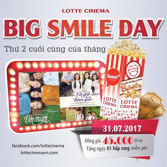 Lotte Cinema Ngày Vàng Big Smile Day