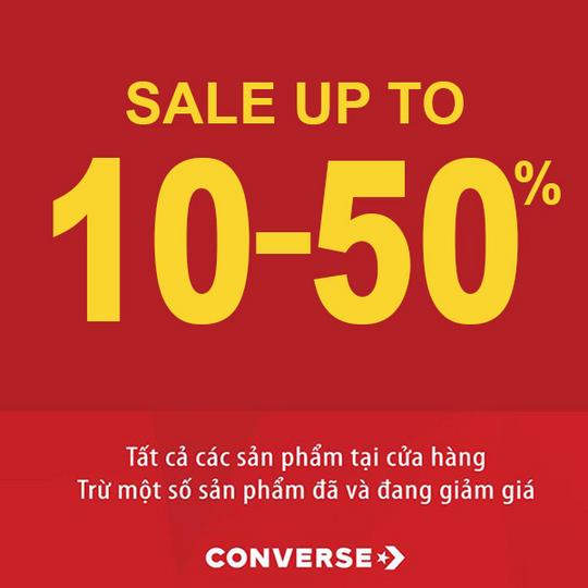 Converse khuyến shop mãi 50