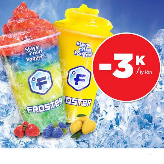 Circle K Giảm 3k Cho Thức Uống Froster Ly Lớn 8835