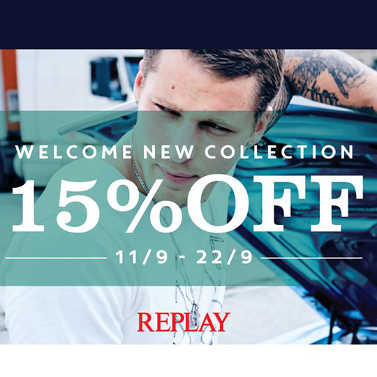 Hoàng Phúc giảm 15% cho sản phẩm Replay