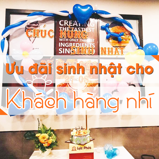 Mách bạn cách tổ chức sinh nhật cho bé ở Lotteria  Sinh nhật Sài Gòn