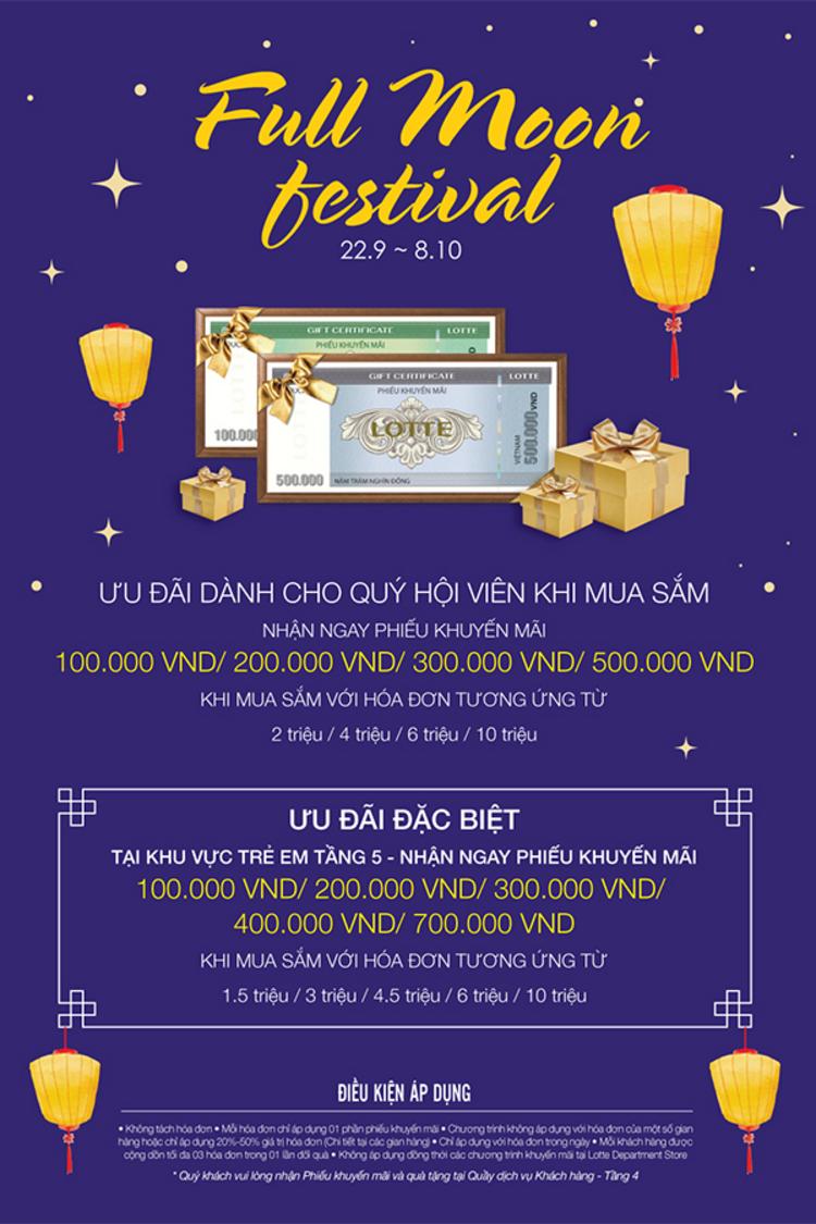 LOTTE Department Store cẩm nang mua sắm mừng trung thu