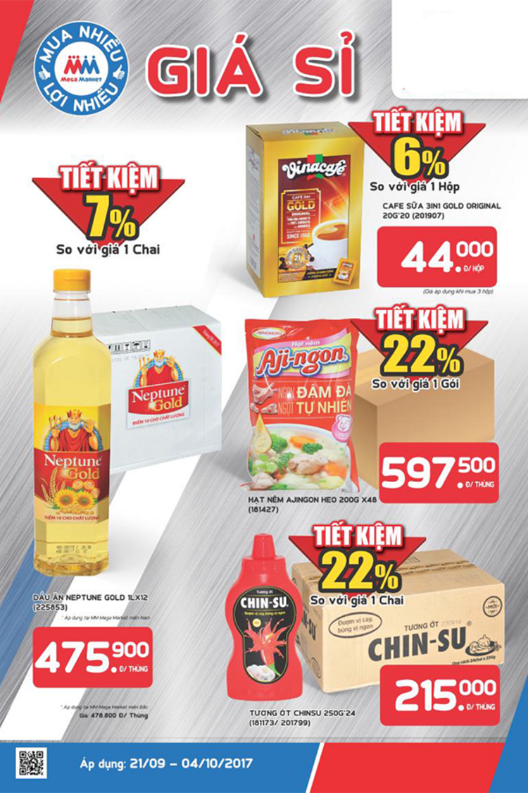MM Mega Market khuyến mãi tạp hóa