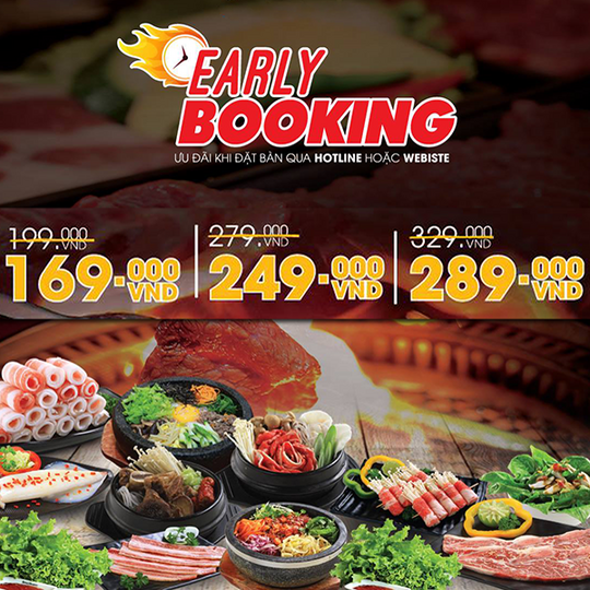 King BBQ giảm giá chỉ còn từ 169k khi đặt bàn sớm