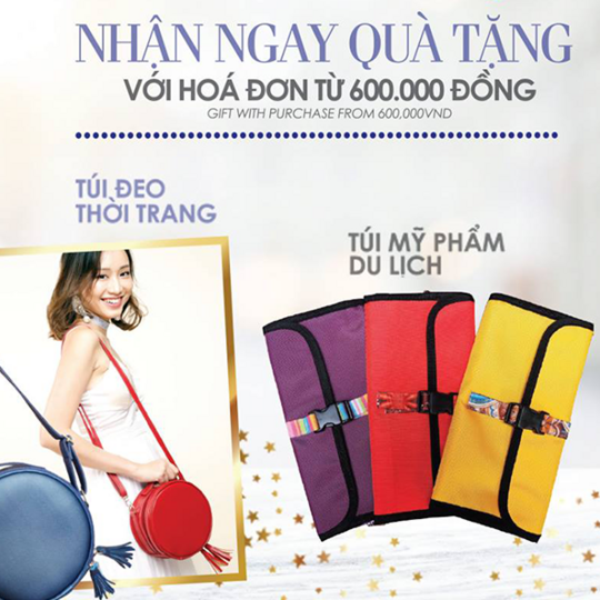 Guardian tặng túi xinh khi mua hàng có HĐ từ 600k