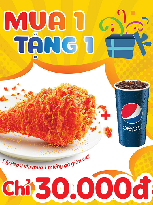 JolliBee mua 1 tặng 1 tại hệ thống miền Nam