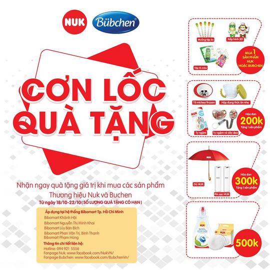Bibo Mart quà tặng hấp dẫn cho hóa đơn từ 200k