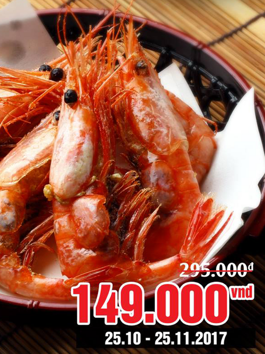 Sushi Hokkaido Sachi giảm 50% Amaebi Karaage