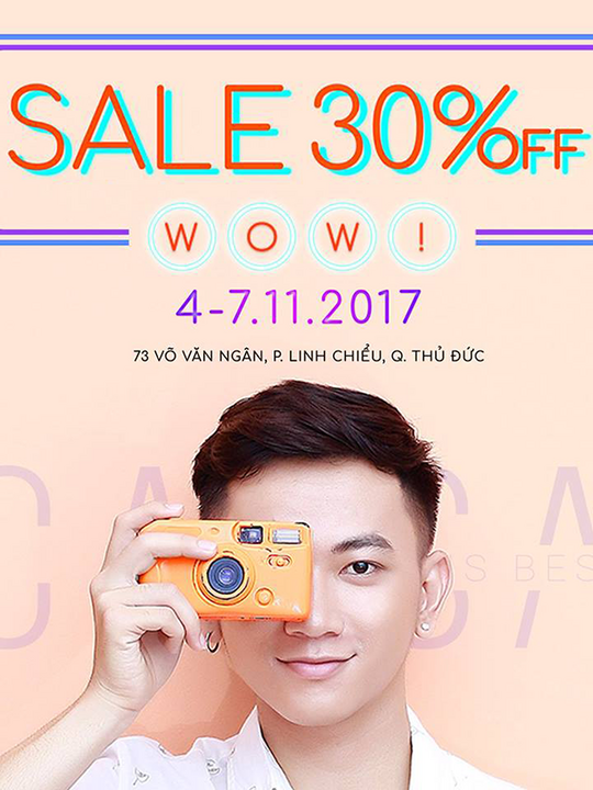Catsa giảm 30% tất cả sản phẩm tại CN Thủ Đức