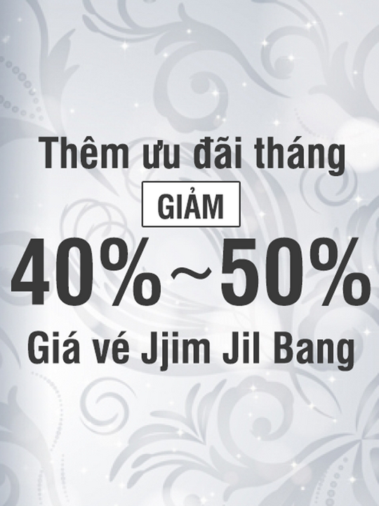 Golden Lotus Healing Spa World giảm 40%-55% giá vé Jjim Jil Bang