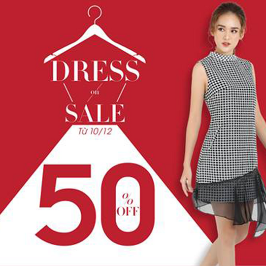 Thời Trang Seven.AM giảm 50% toàn bộ đầm nguyên giá
