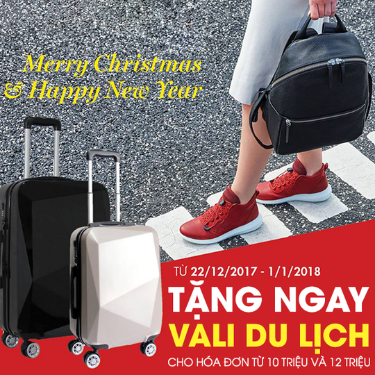 Ecco tăng vali cho hóa đơn từ 10 triệu