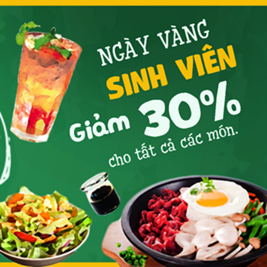Papaxot ưu đãi 30% cho học sinh và sinh viên