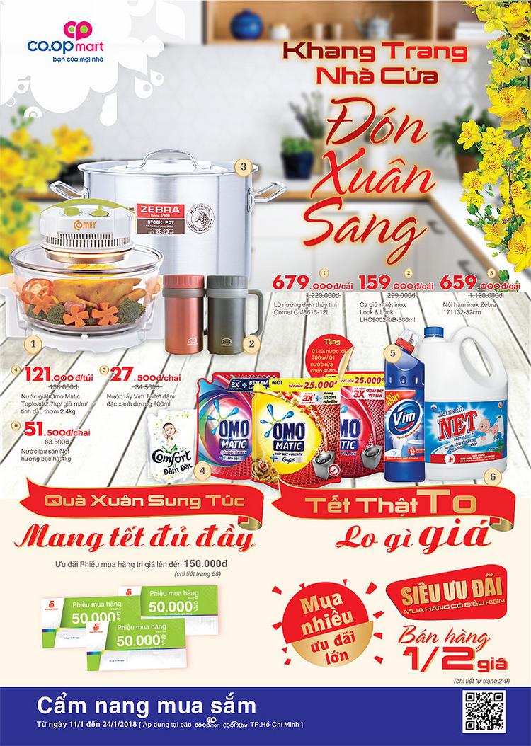 Coopmart cẩm nang mua sắm nhà cửa sang trang