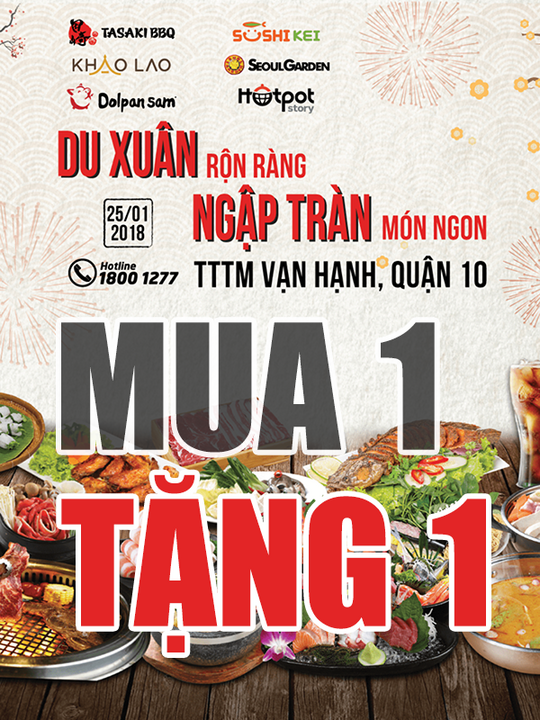 Khao lao ưu đãi khai trương