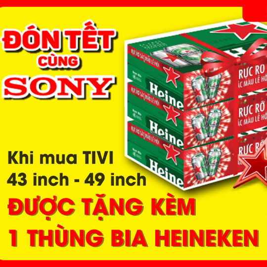 Nguyễn Kim tặng 1 thùng bia Heineken