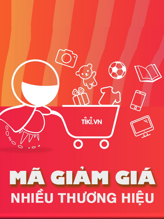 Tiki tổng hợp mã giảm giá từ các thương hiệu