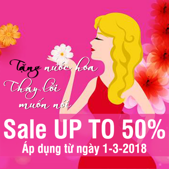 Thế Giới Nước Hoa giảm đến 50% nhiều sản phẩm