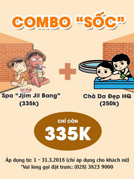 Golden Lotus Healing Spa World combo spa và chà da chỉ 335k
