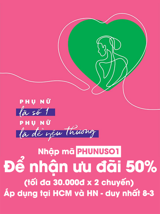 Grab giảm 50% cho 2 chuyến xe