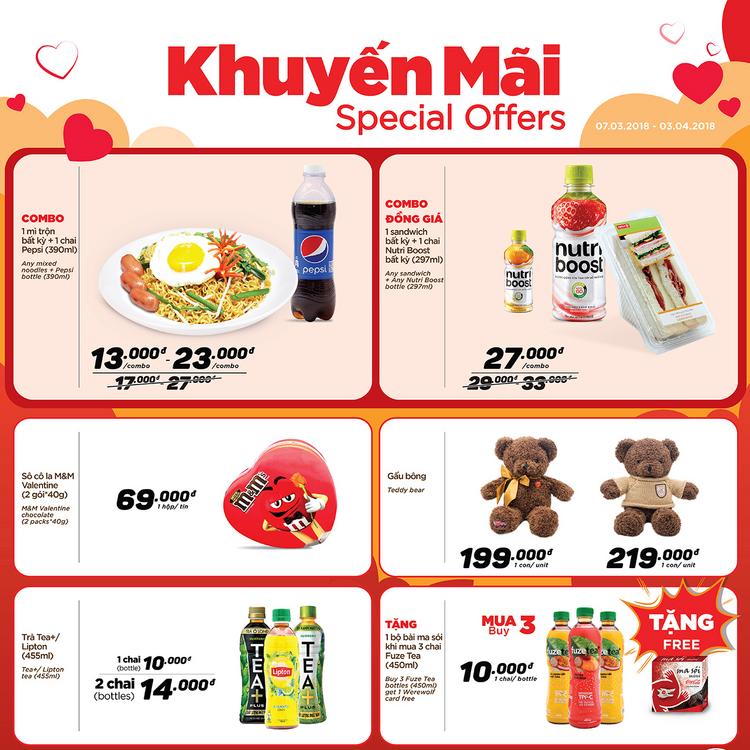 Circle K ưu đãi đặc biệt tháng 3