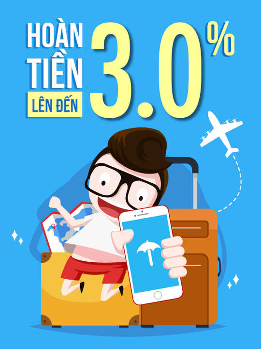 Mytour hoàn tiền đến 3.0% khi đặt khách sạn